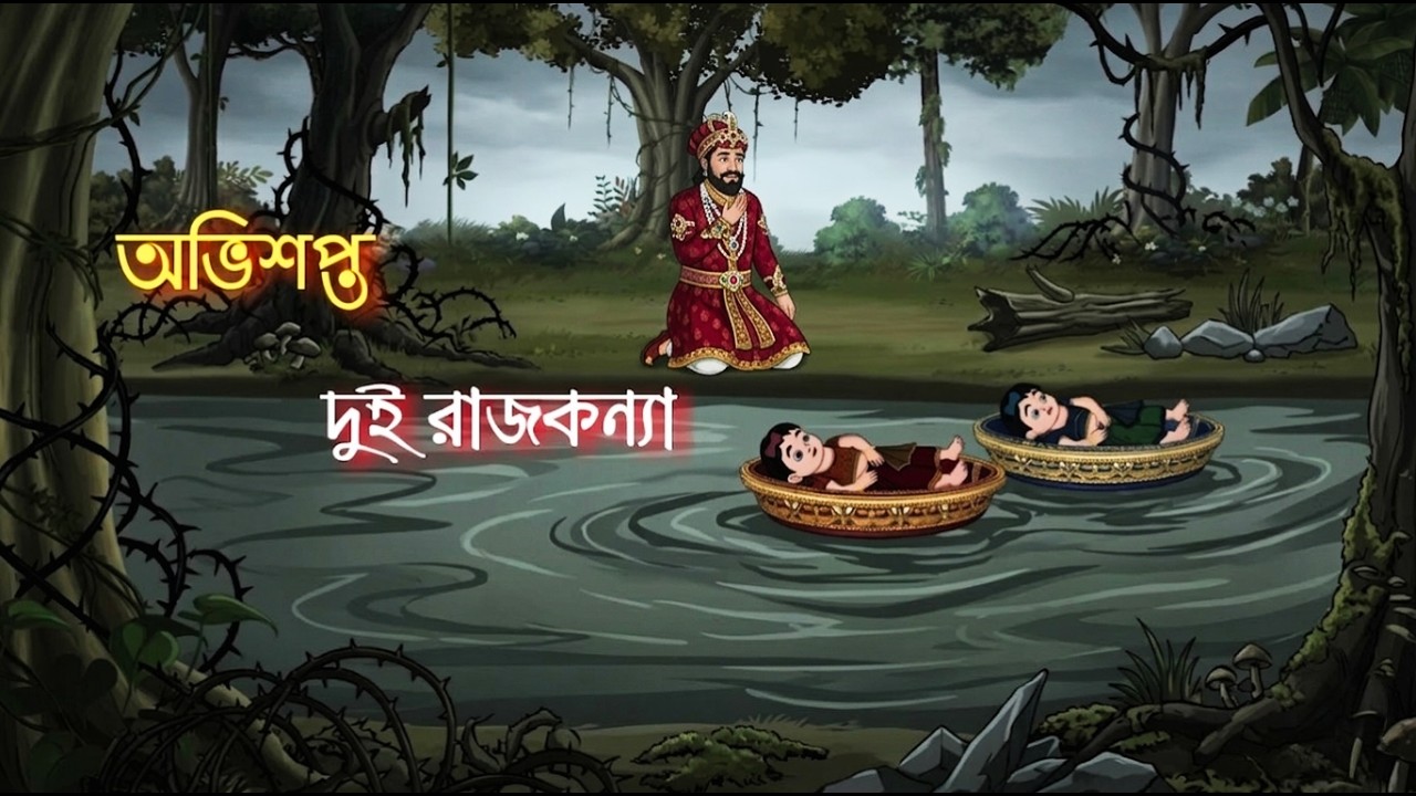 অভিশপ্ত দুই রাজকন্যা | Rupkothar Golpo | Bangla Cartoon | Bengali Fairy Tales