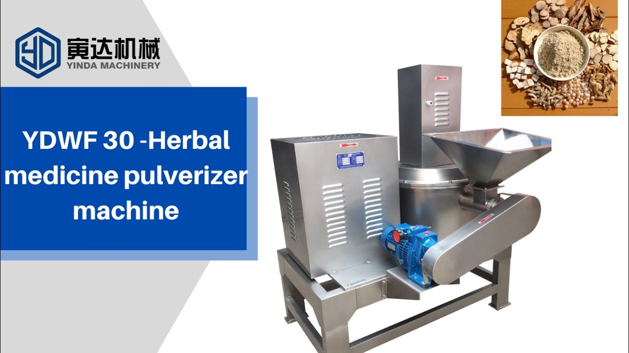 Test run of herbal medicine pulverizer herb grinder machine | www.yindamachinery.com