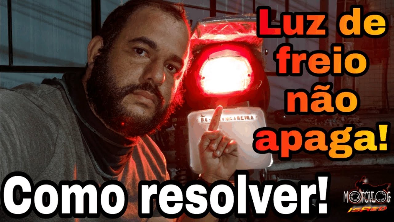 Luz de freio da sua moto fica acesa sempre? essa e a melhor solução.