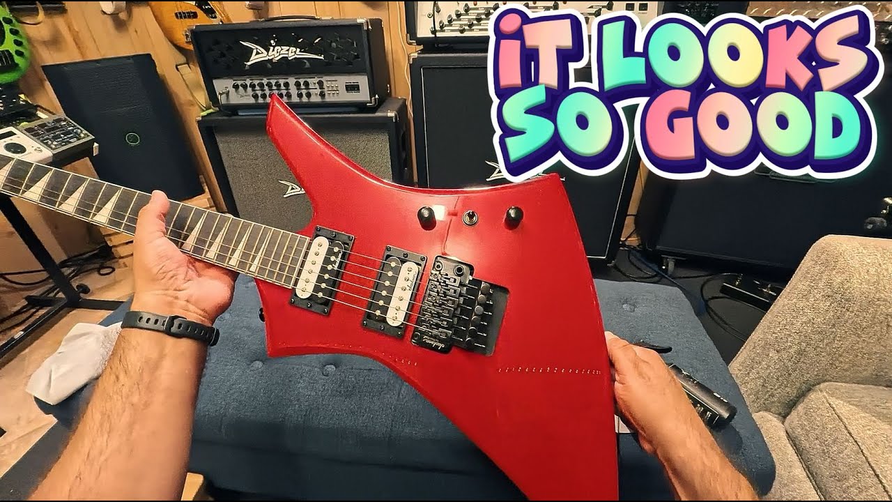 Jackson Guitar Glow Up With Ernie's Rockit Rub!