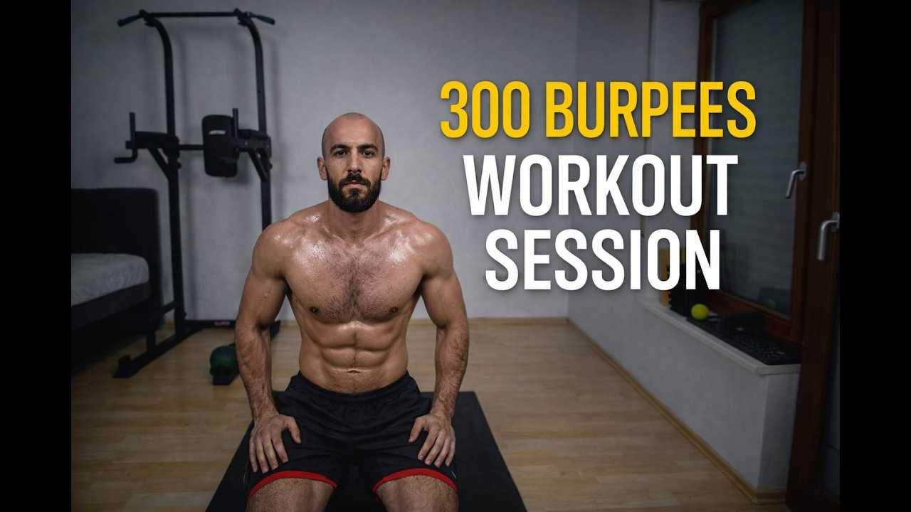 300 Burpees Challenge | No Rest, No Excuses 💥