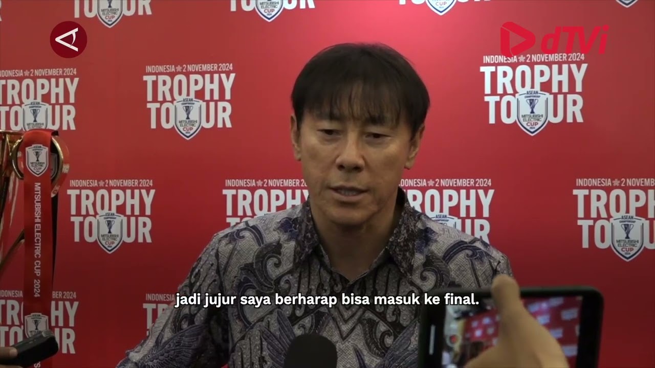 Sambut Trofi Piala AFF STY ungkap rencana Timnas di Piala AFF 2024