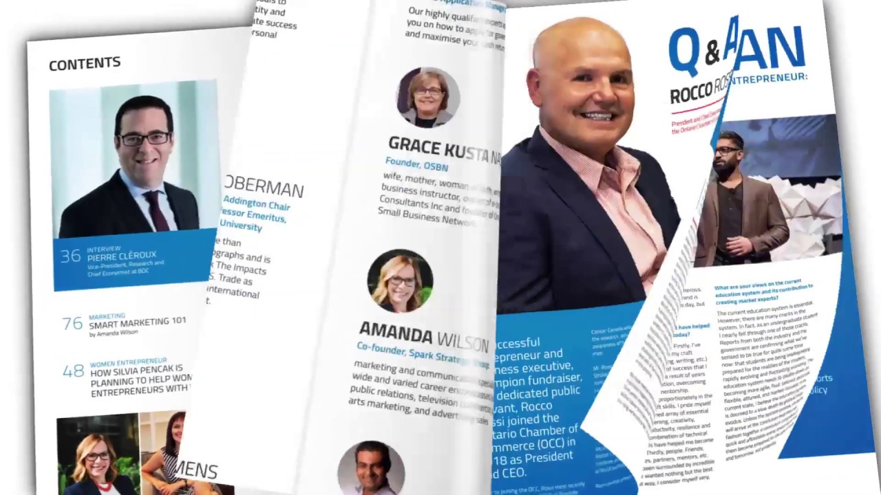 CanadianSME Business Magazine | Editorial Layout Design | Adobe InDesign | #AceGraffix