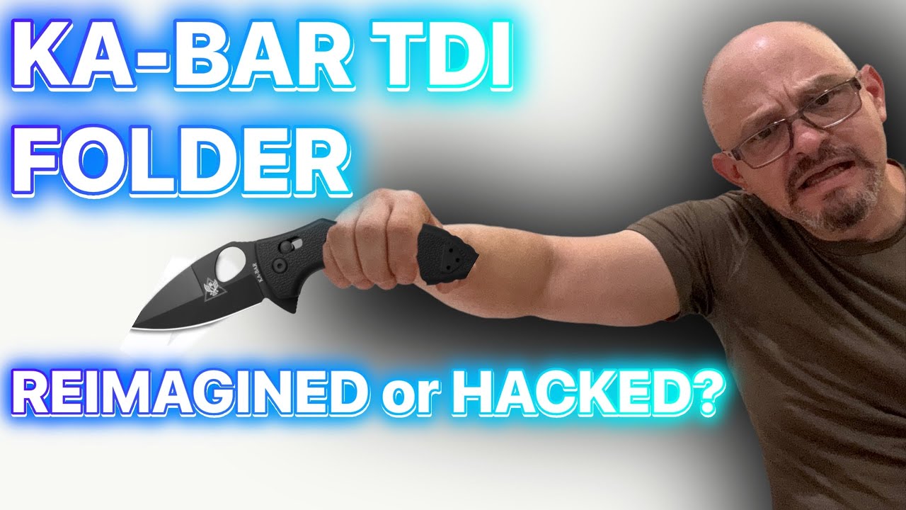 5 easy mods to KA-BAR TDI Flipper Folder! Review, assessment, disassembly and DIY performance mods