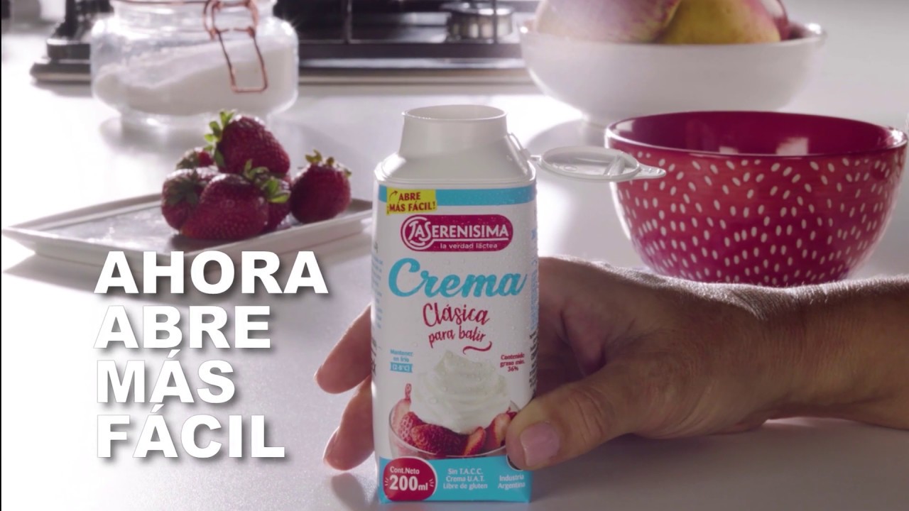 Crema Ideal para Batir - Abre F&aacute;cil