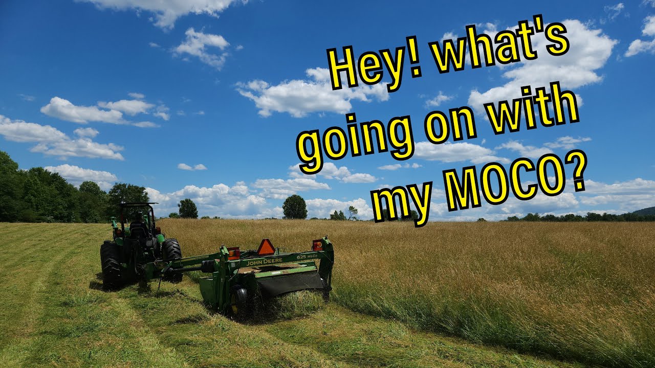 John Deere 625 MOCO Mower small repair