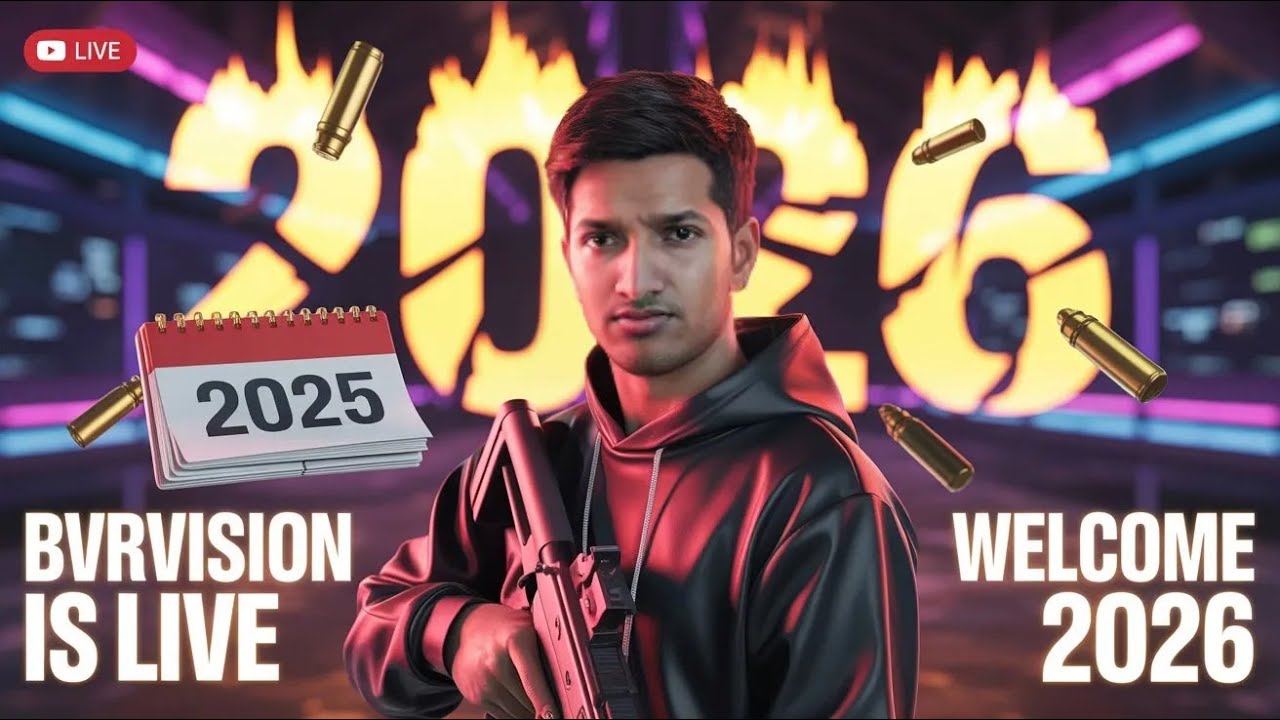 2026 KA PEHLA SHIKAR 🔫 | NEW YEAR OP BGMI LIVE 🔥#bvrvision