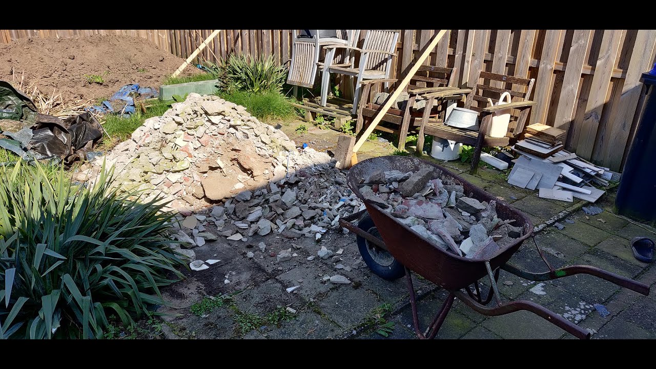Terras (composiet planken) leggen
