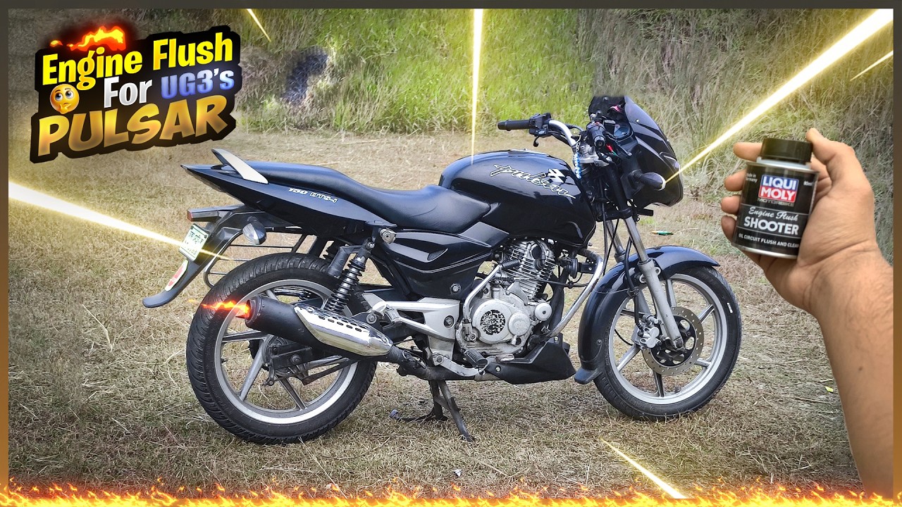 Engine Flush For Pulsar UG3!🤩| পালসার ইউজি৩ এর জন্য ইঞ্জিন ফ্লাশ🚀| @BlackFury69