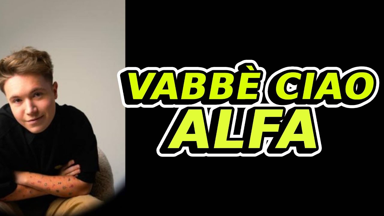 Vabb&egrave; Ciao - @Michiamanoalfa | unofficial lyric video