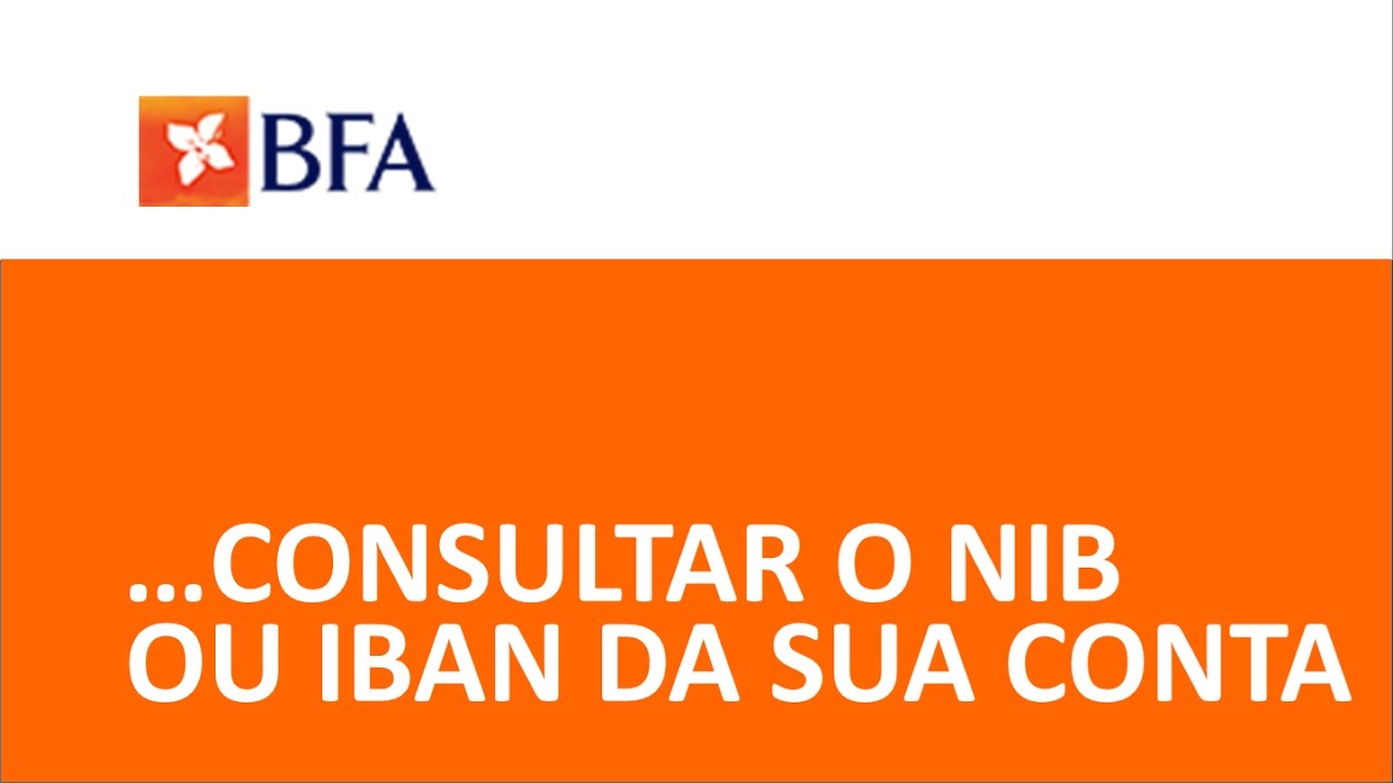 BFA Net - Consulta de NIB ou IBAN