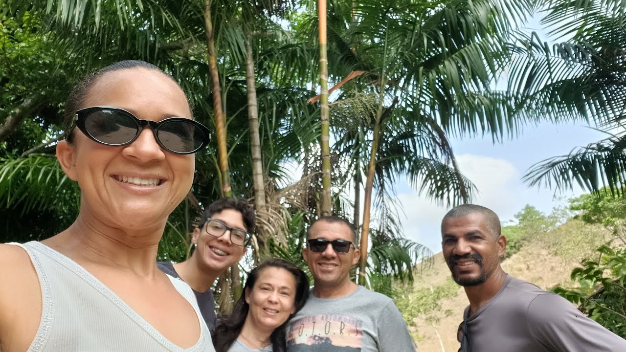 Que alegria receber meu irmão e família!