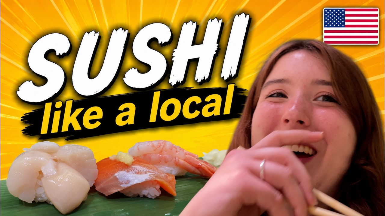 American Tries Local Sushi at Tokyo Station