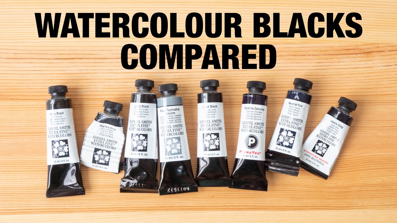 Black Watercolour Compared
