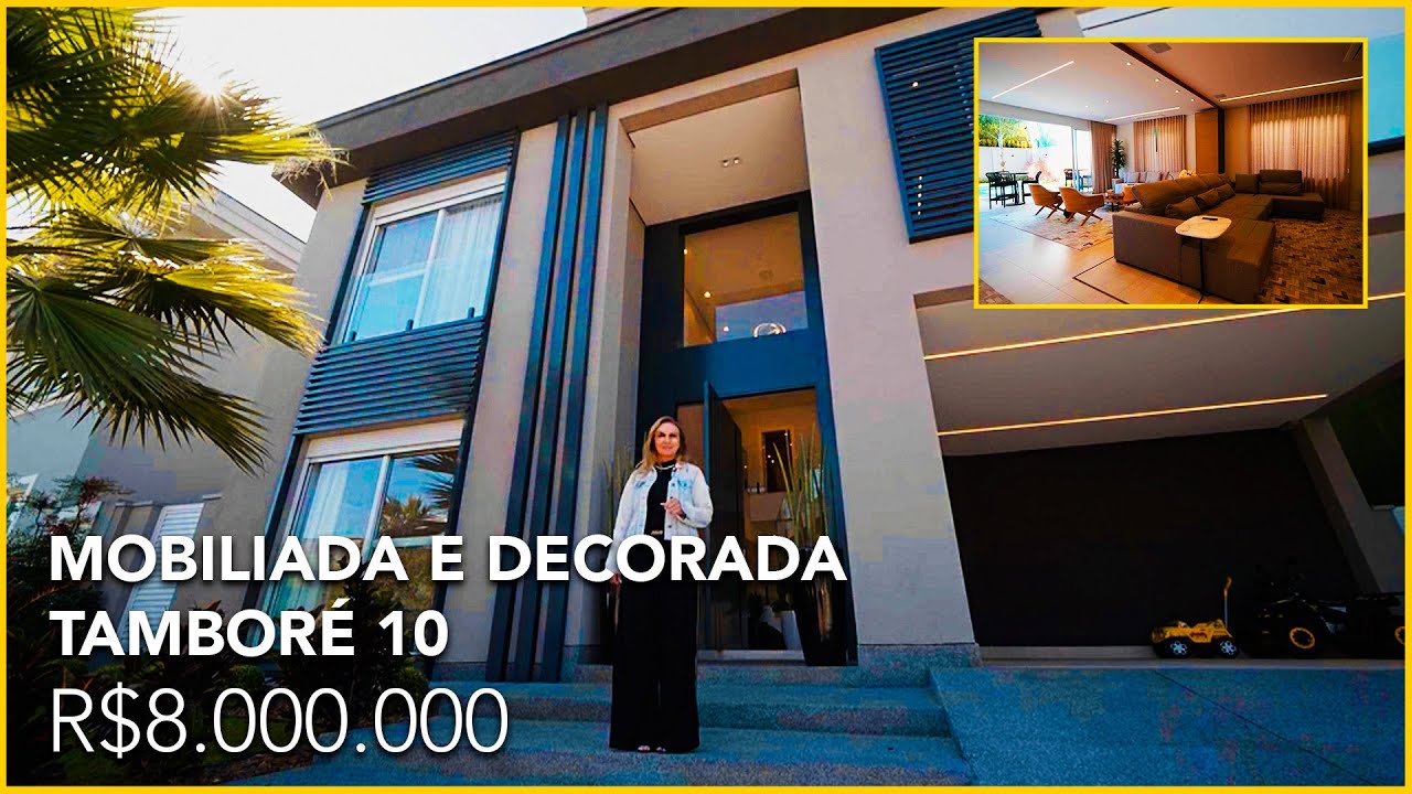 NOVA, MOBILIADA E DECORADA NO TAMBORE 10 em ALPHAVILLE SP