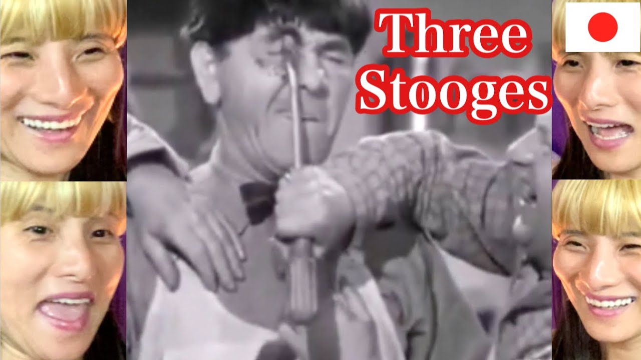 Three Stooges Whack a Moe Японская РЕАКЦИЯ!!