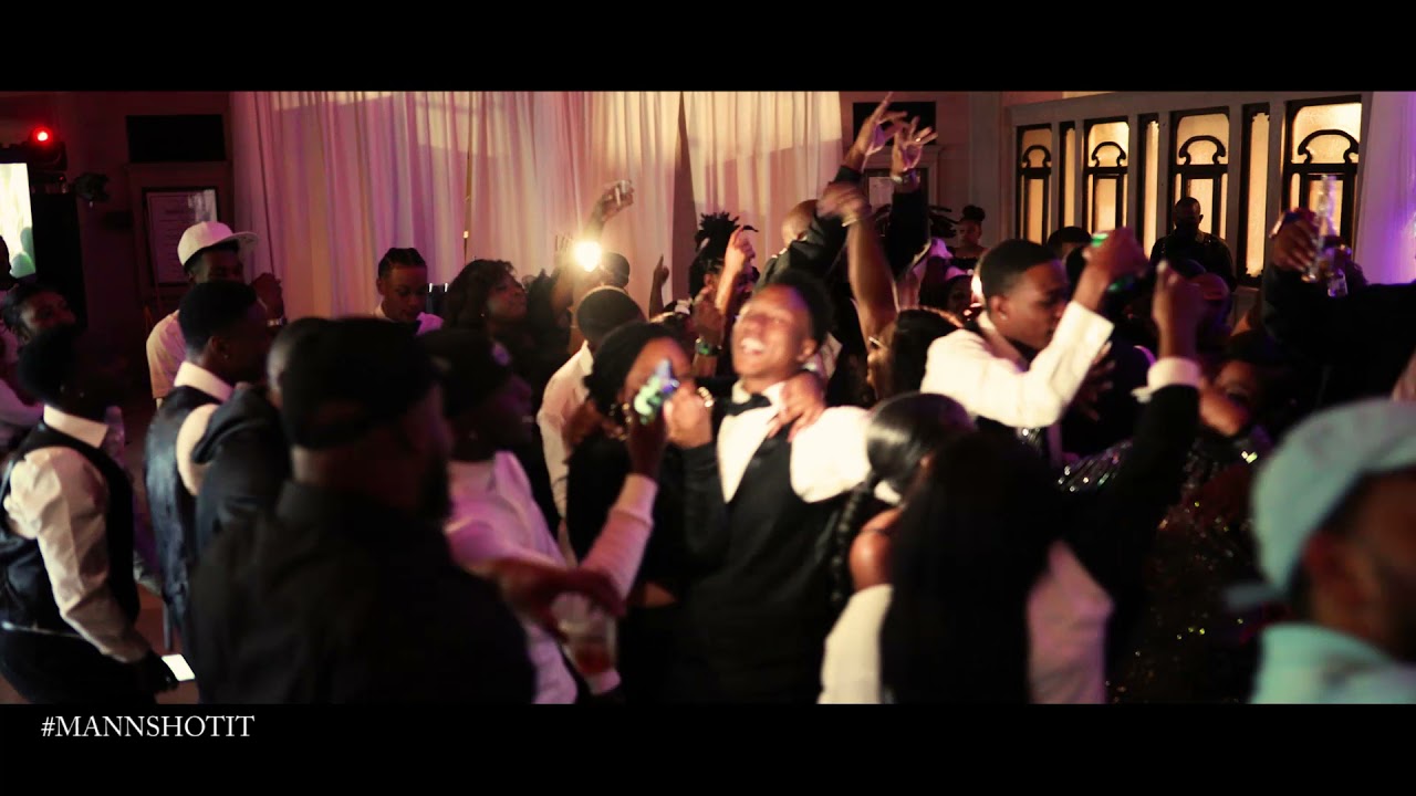 The Wedding  reception was lit!