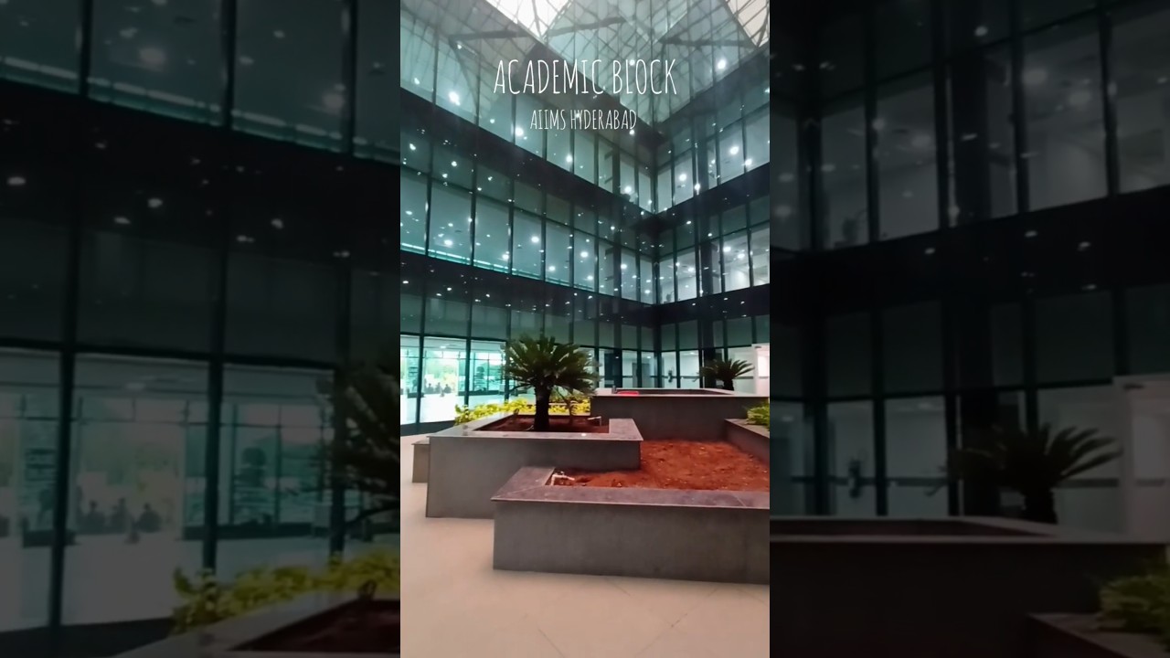 Glimpse of our Academic Block📚 Full Tour coming up -- stay tuned!✨#aiims #aiimsbibinagar #hyderabad