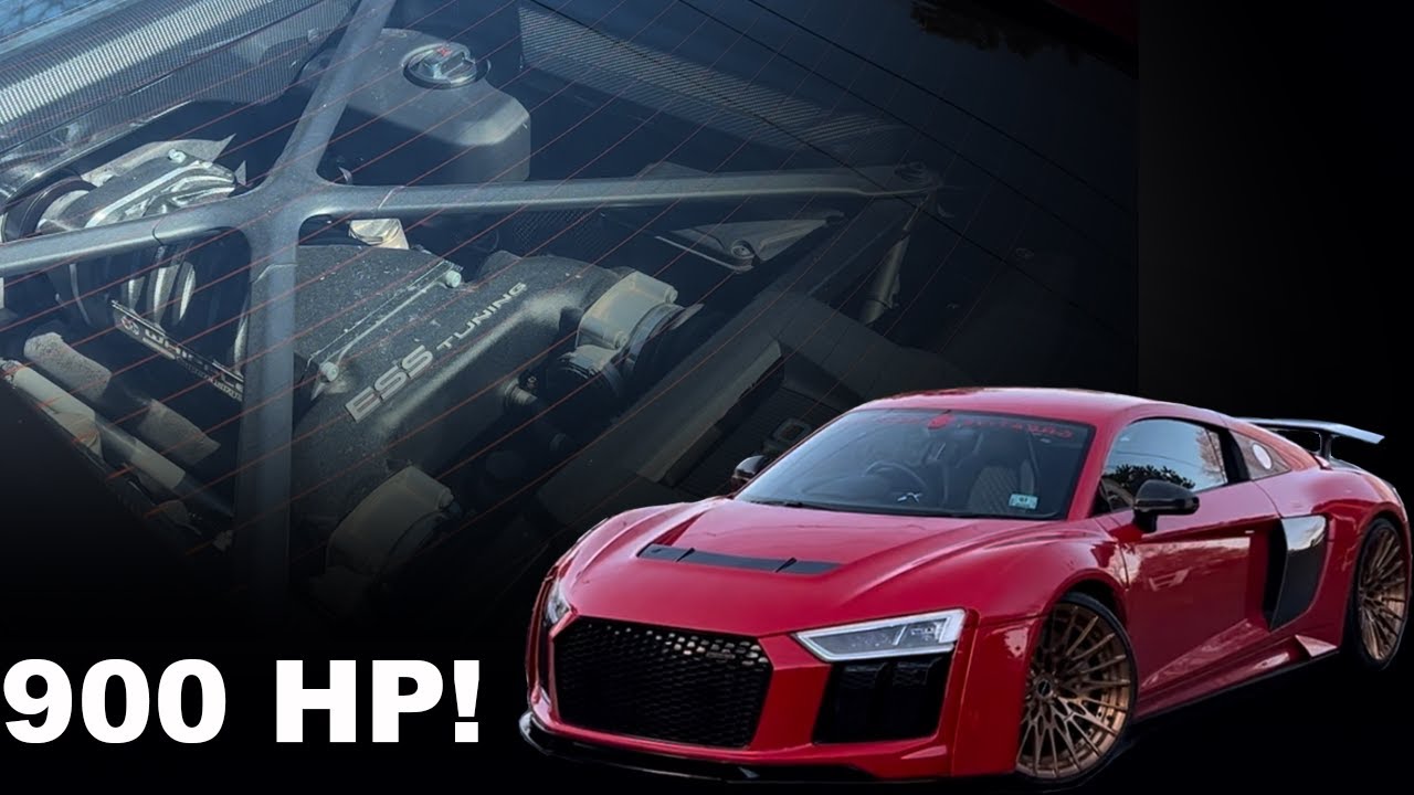 Driving A 900 HP Supercharged Audi R8 (Crazy Fast!)