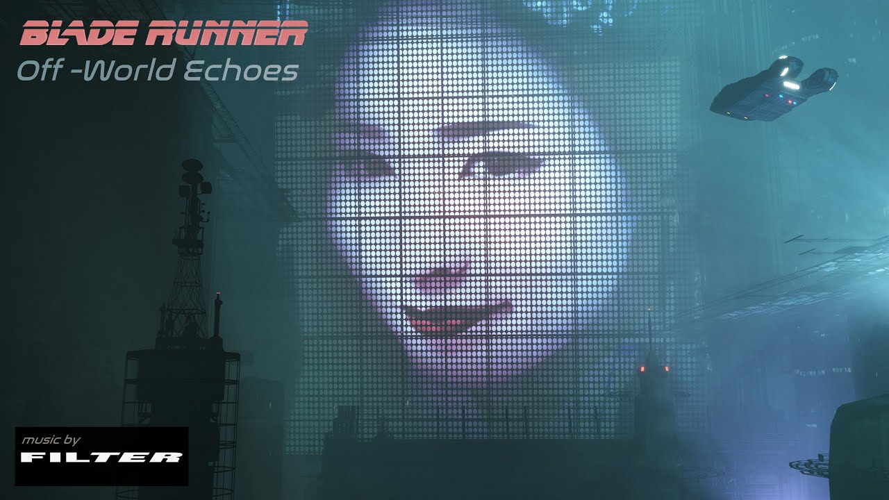 Blade Runner | OFF-WORLD ECHOES |  music/visual AMBIENCE for work study & relaxation - 8 Hours