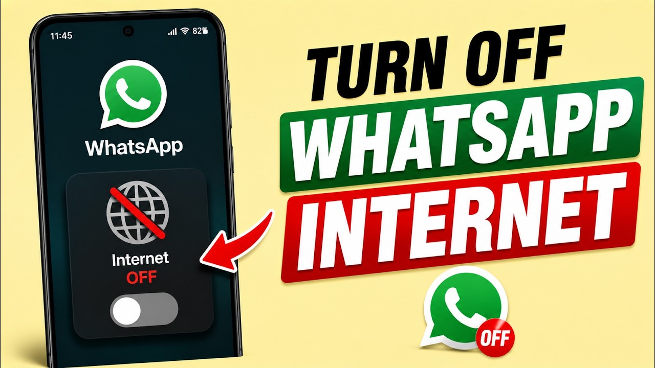Как отключить интернет в WhatsApp, не отключая мобильные данные или Wi-Fi