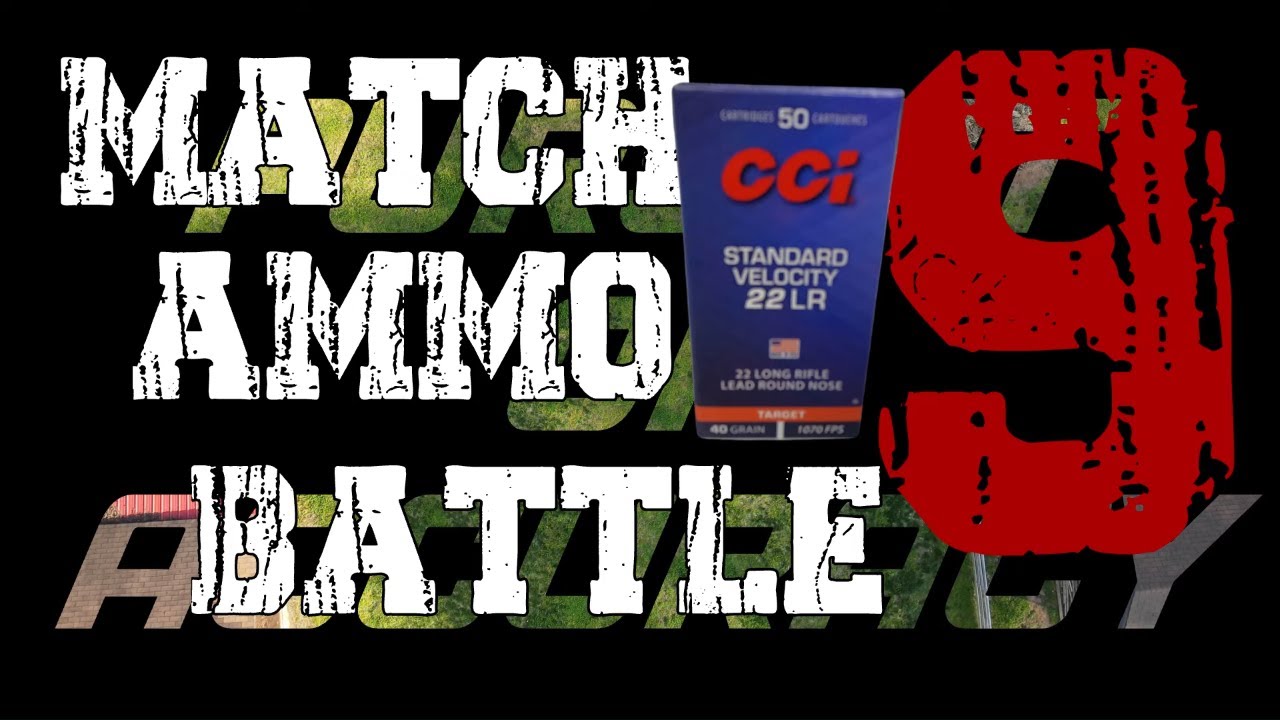 CZ 457 MTR; MATCH AMMO TEST 9 (CCI SV)
