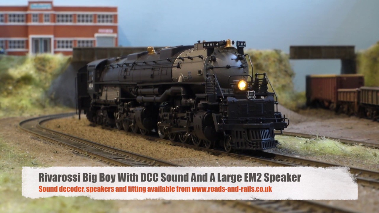 Improved Rivarossi Big Boy With DCC Sound And Large EM2 Speaker