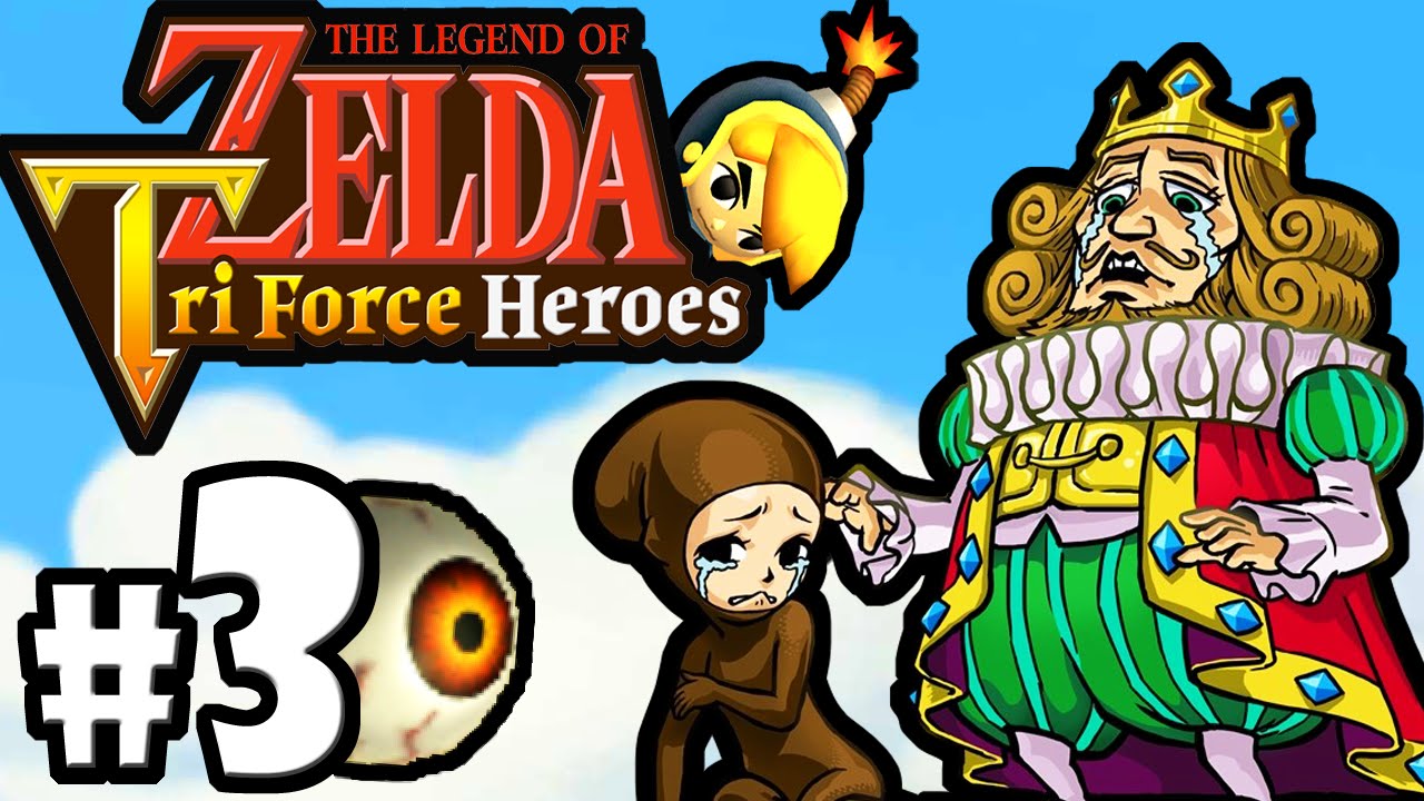 The Legend of Zelda Triforce Heroes PART 3 Gameplay Walkthrough Online Co-Op (BOSS Margoma) 3DS
