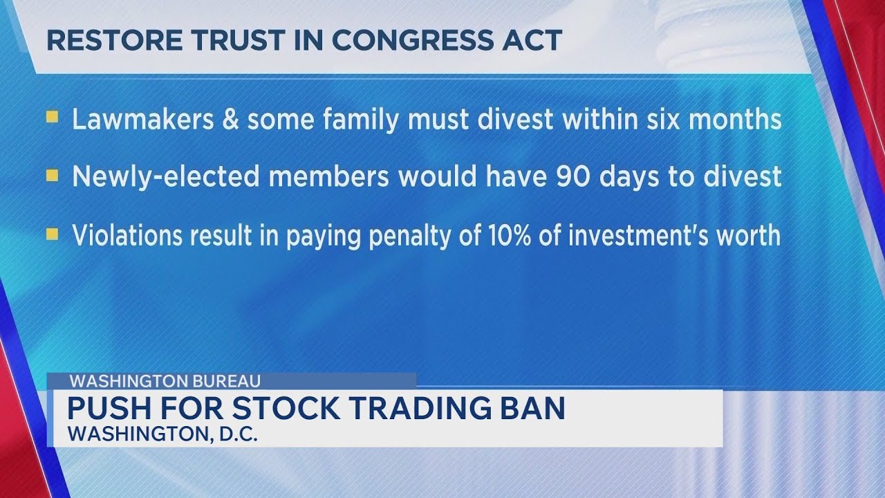Should lawmakers be banned from trading stock?