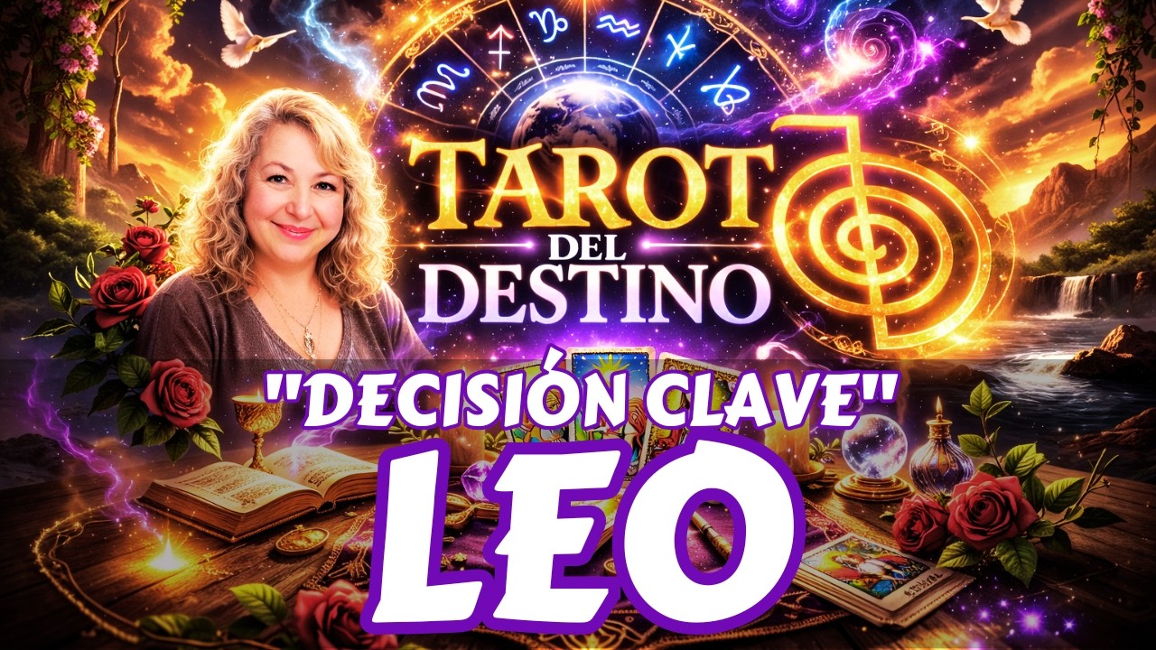 LEO ♌ DECISIONES IMPORTANTES&hellip; ESTABILIDAD Y SUERTE EN CAMINO | Tarot del Destino #leo