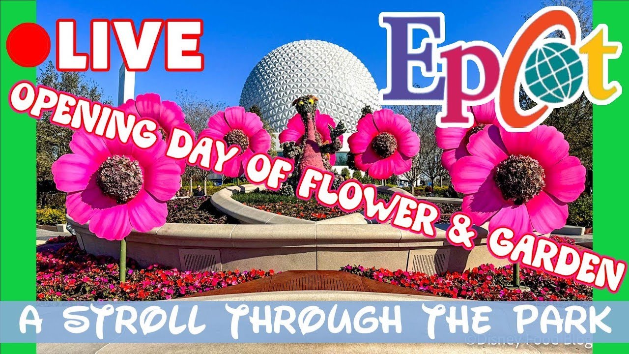LIVE at EPCOT 🌸 Flower & Garden Festival 2026 Opening Night (March 4)