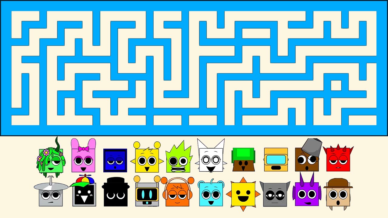 Sprunki Maze Race - Who Escapes the Labyrinth?