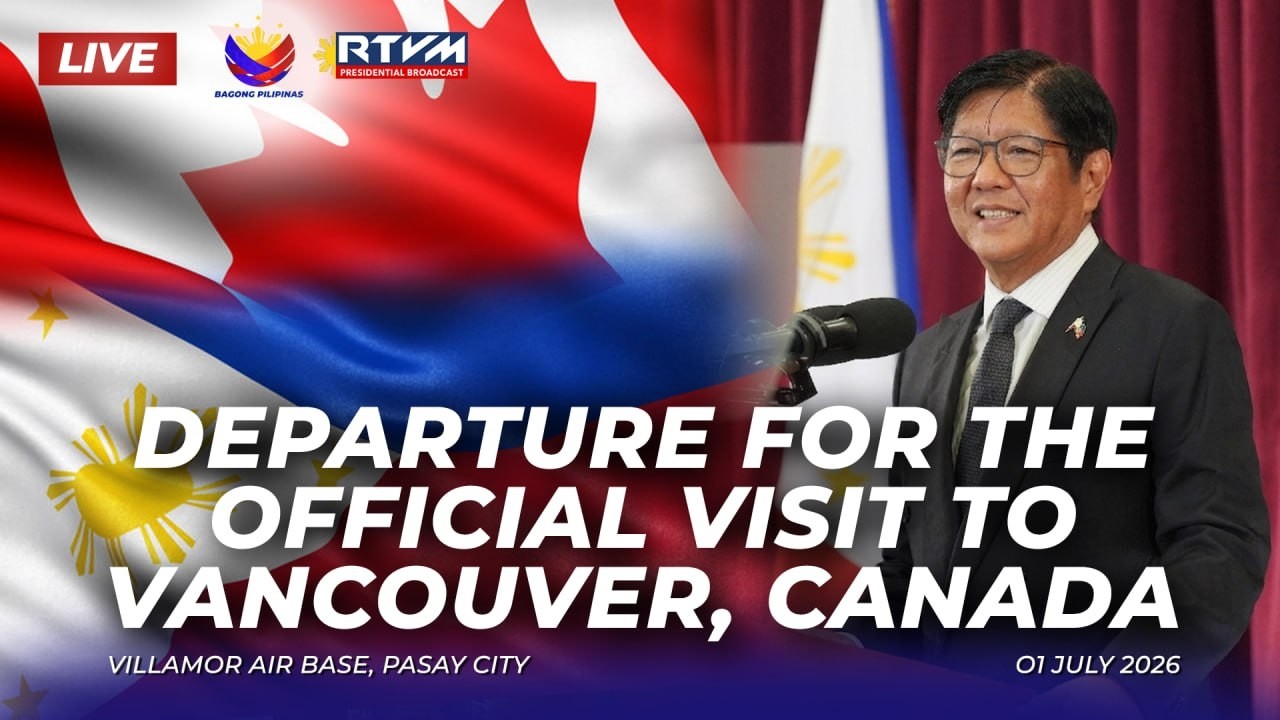 Departure for an Official Visit to Vancouver, Canada