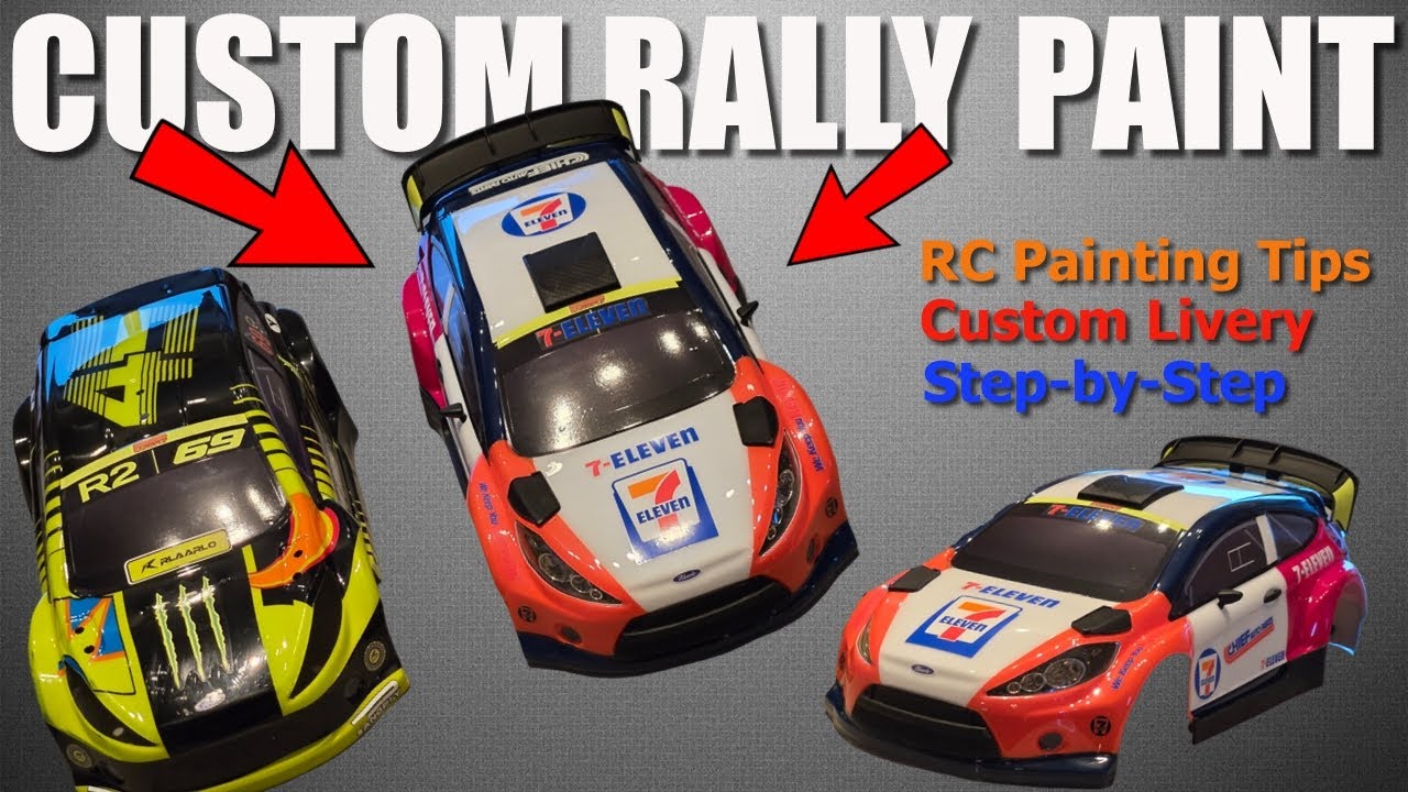 How To Paint an RC Rally Car Body! Tips, Tricks, and a Livery You'll Love!