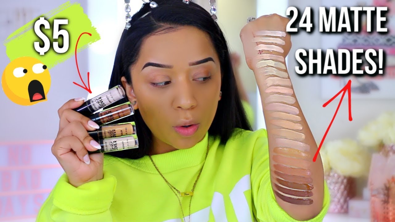 NEW L.A COLORS ULTIMATE COVERAGE CONCEALERS | REVIEW + SWATCHES! *SHOCKING RESULTS*