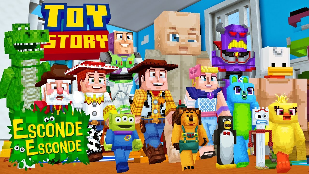 Minecraft: TOY STORY 4 (Esconde-Esconde)