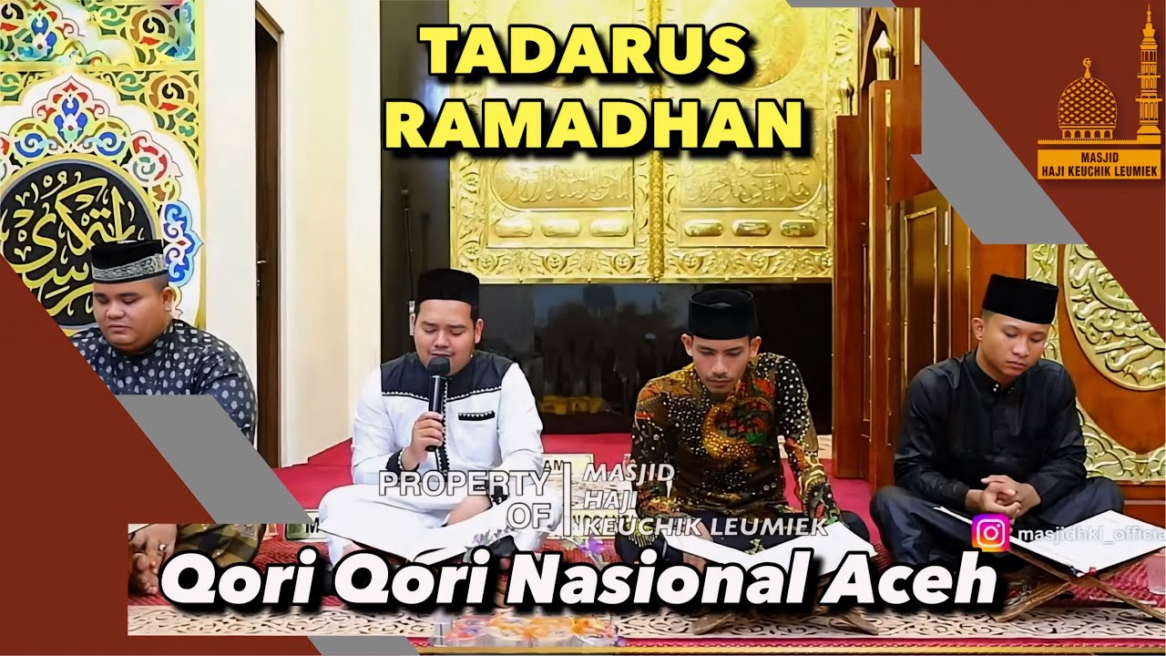 Tadarus Malam 2 Ramadhan 1445 Hijriah di Masjid Haji Keuchik Leumiek (12-03-2024)