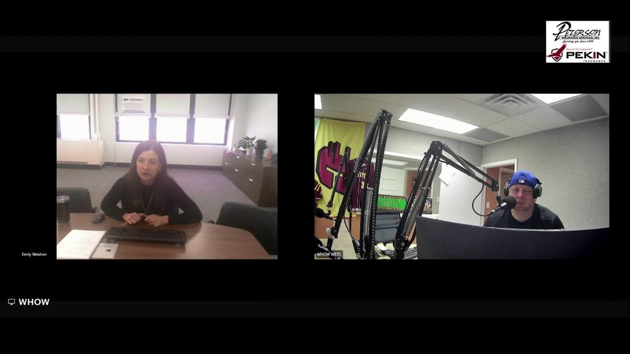 WHOW Morning Show with Dr Emily Weidner - Cerro Gordo Schools Supt