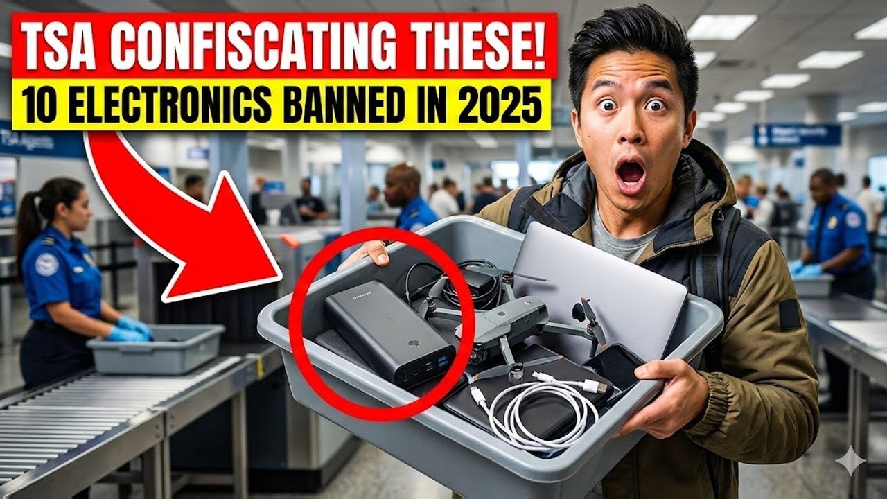 TSA Will CONFISCATE These 10 Electronics in 2025