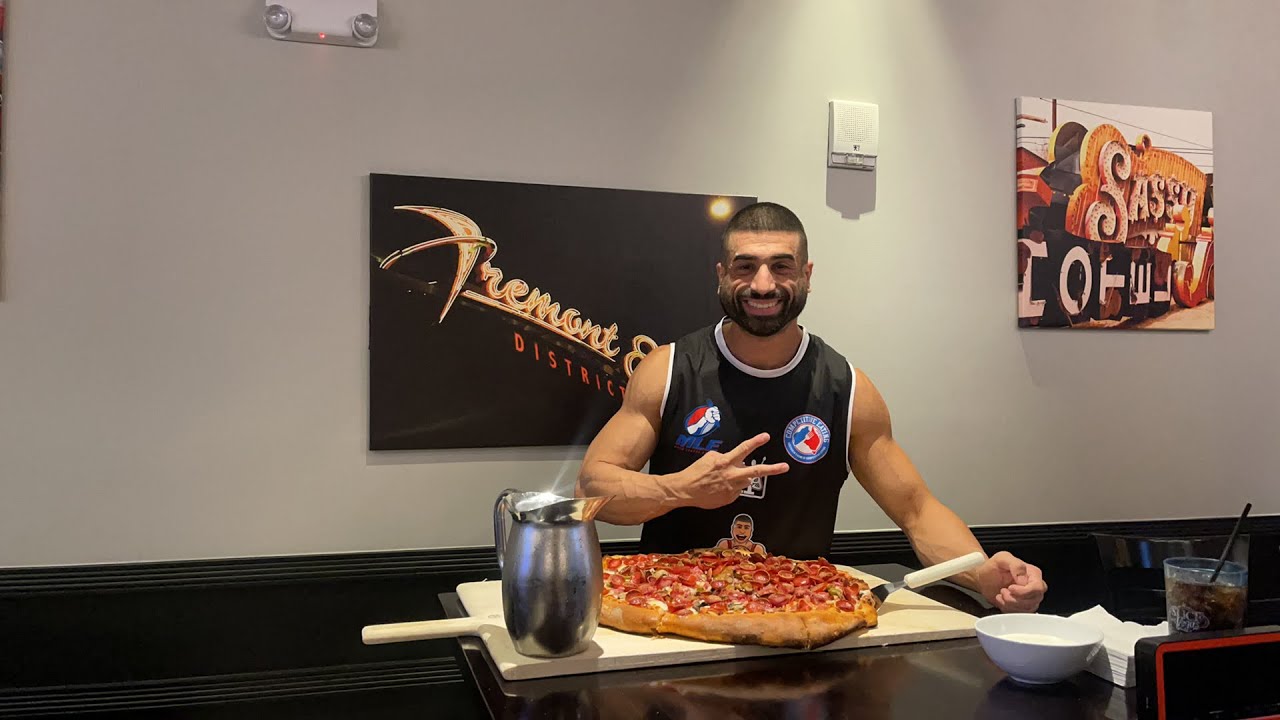 LIVE REPLAY - Double Down Pizza Challenge - Slice of Vegas - NEW RECORD