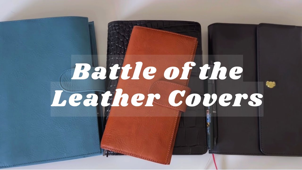 Battle of the Leather Covers | Hobonichi, Gillio, VDS, Moterm