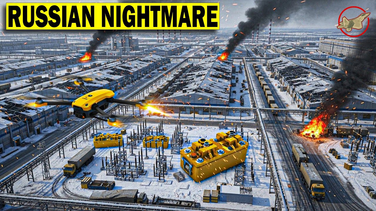 Москва в шоке! Украина уничтожена. Российский завод по производству военных батарей стоимостью 50...