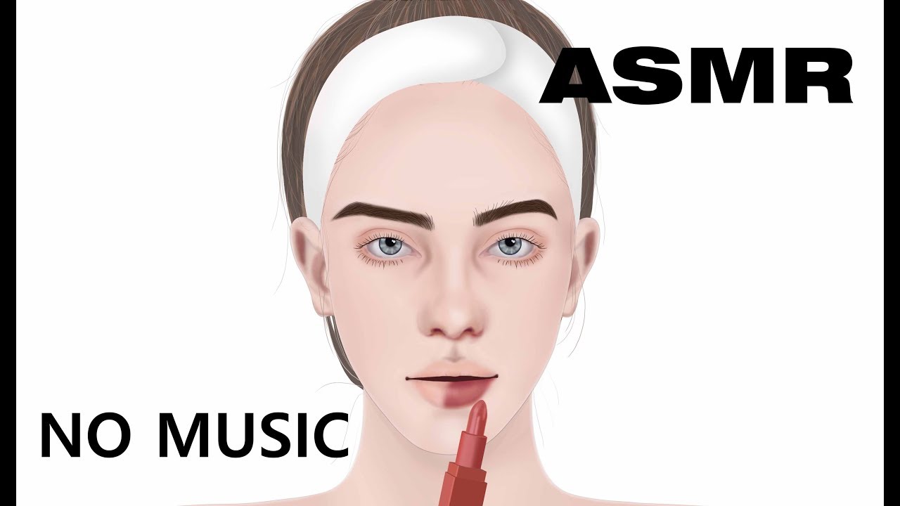No BGM 버전 ASMR / 빌리아일리쉬 BAD GUY 커버 메이크업 애니메이션 / 루루팡
