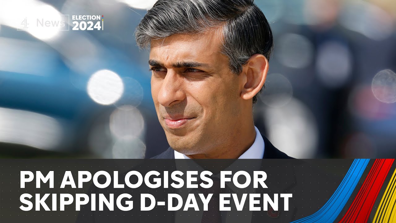 Leaving D-Day events early was a 'mistake' says Prime Minister