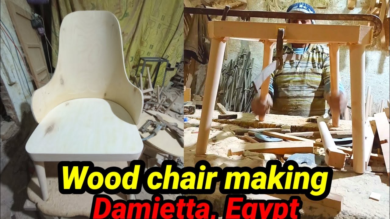 تجميع كرسي سفره ابلاكاش Wooden crafts