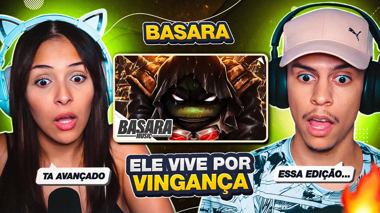 BASARA - O &Uacute;ltimo Ronin | Michelangelo (The Last Ronin) | [React em Casal] 🔥