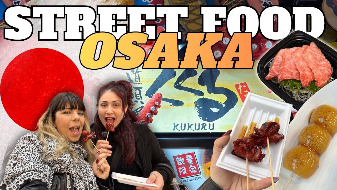 IL MIGLIORE STREET FOOD A OSAKA 🇯🇵 | Dotonbori e Kuromon Market