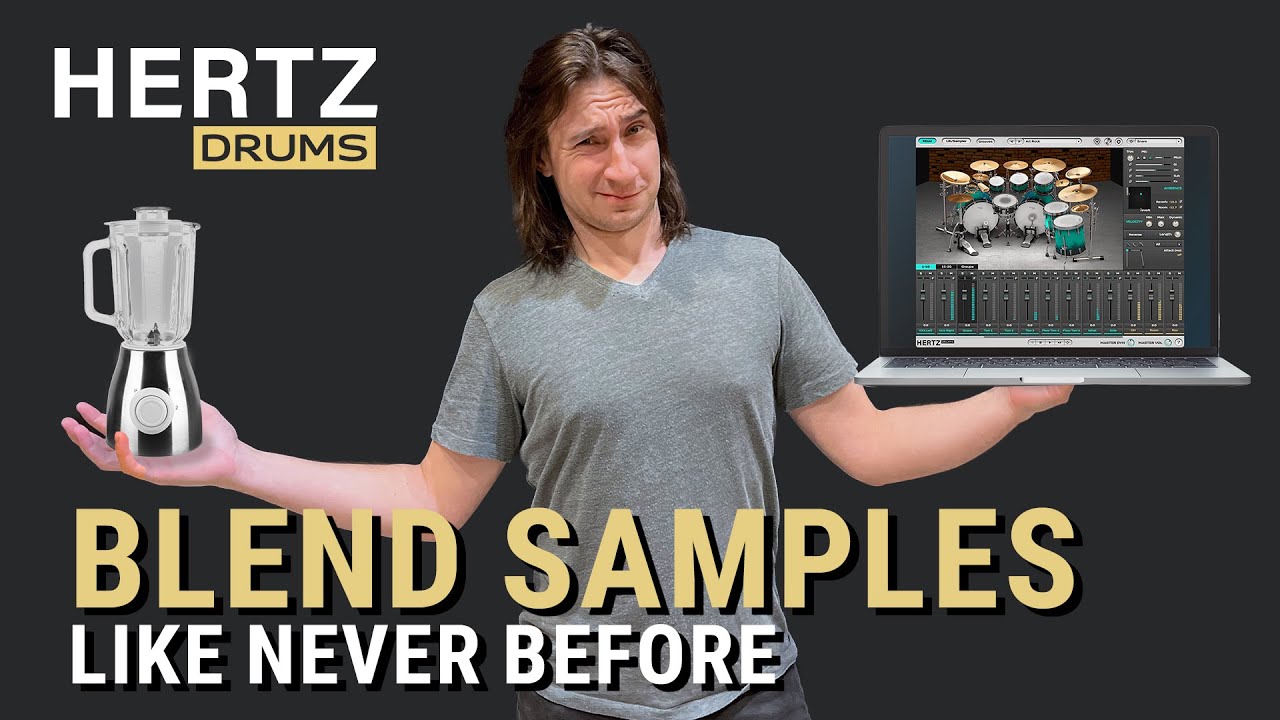 How to BLEND SAMPLES with Hertz Drums?
