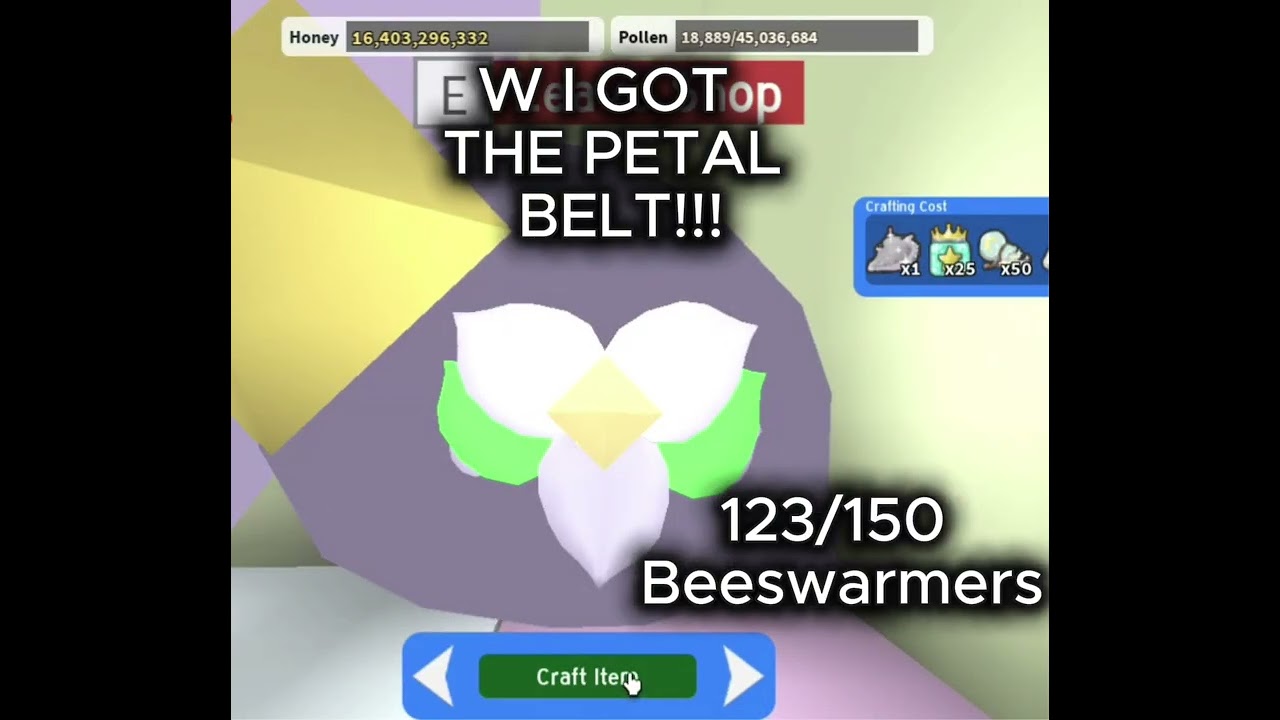 I Finally got the petal belt!!