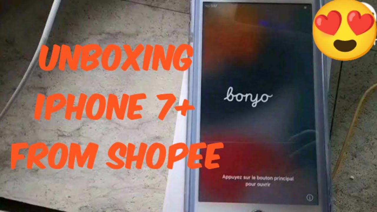 UNBOXING IPHONE 7+ FROM SHOPEE